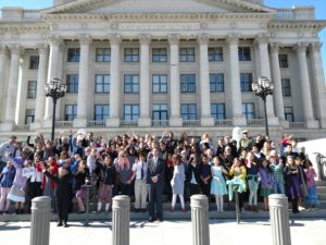 Students from Westside Elementary