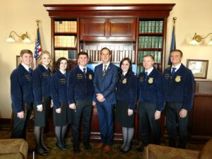 Me with State FFA Officers
