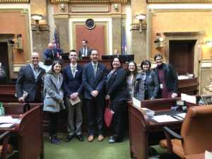 Provo City Youth Council Visit House Floor