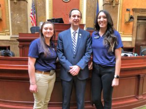 Norm meeting with USU leadership students