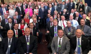 Legislators meeting at White House