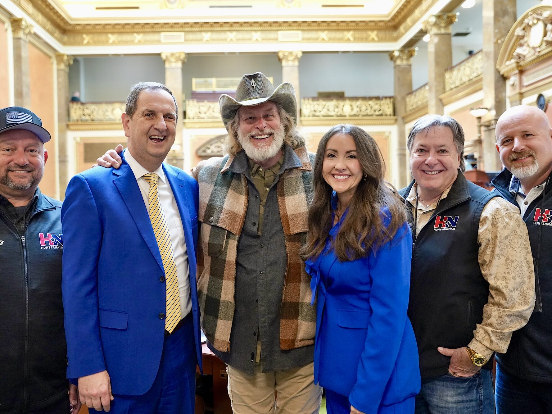 Ted Nugent with legislators and friends