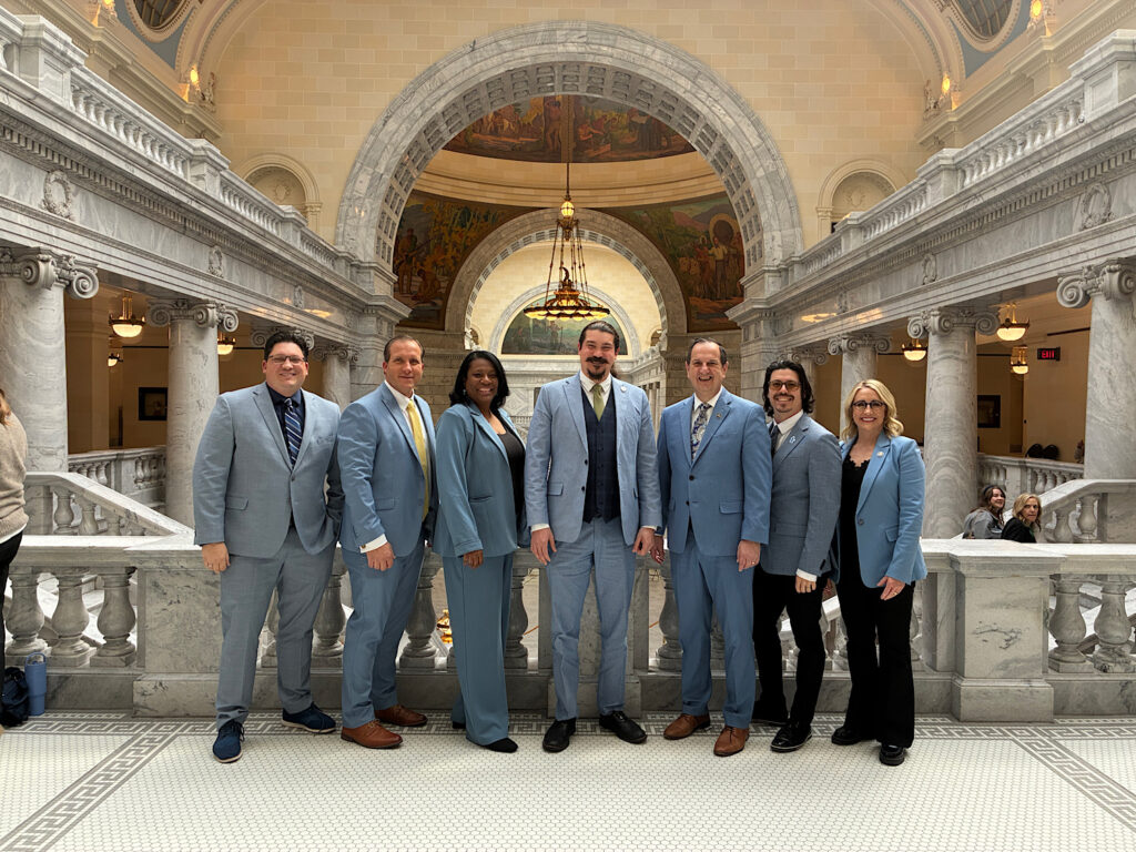 The Blue Suit Crew at the Capitol
